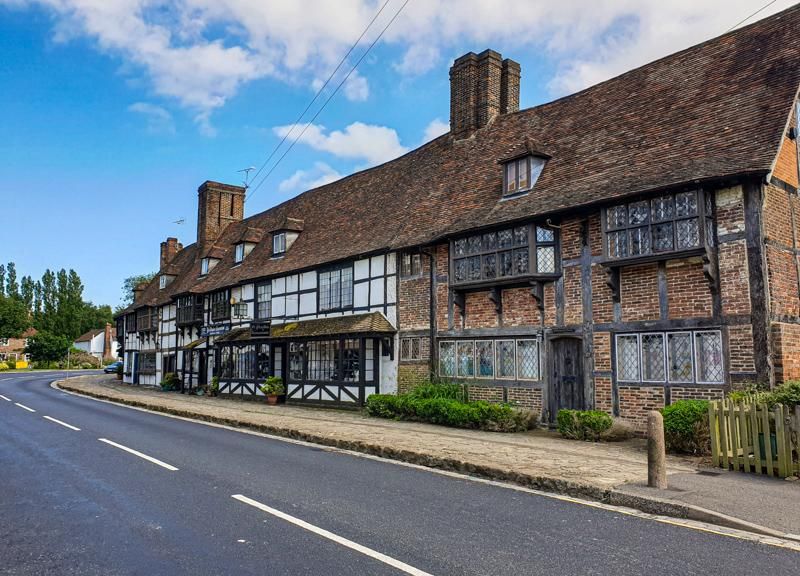 Historic English Town in Kent, England