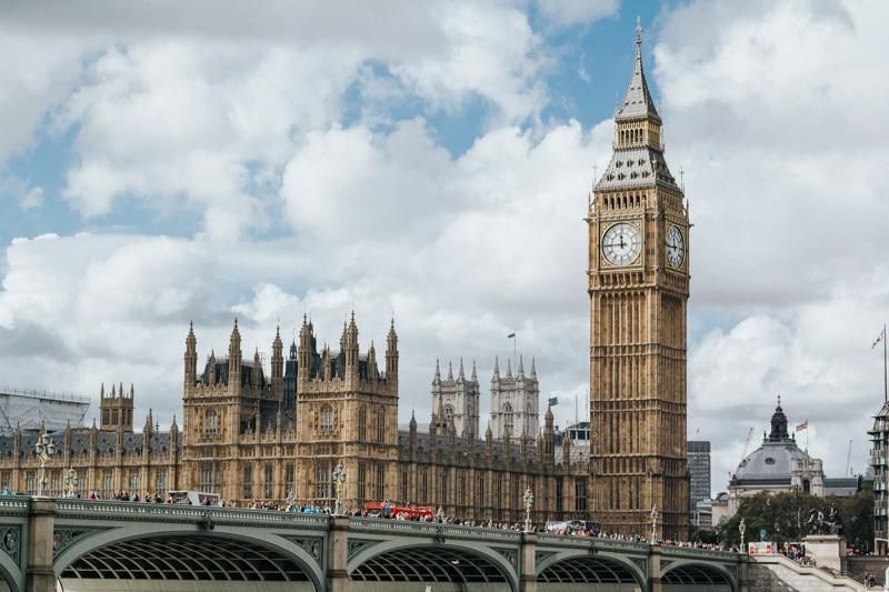 Elizabeth Tower and House of Parliament in London